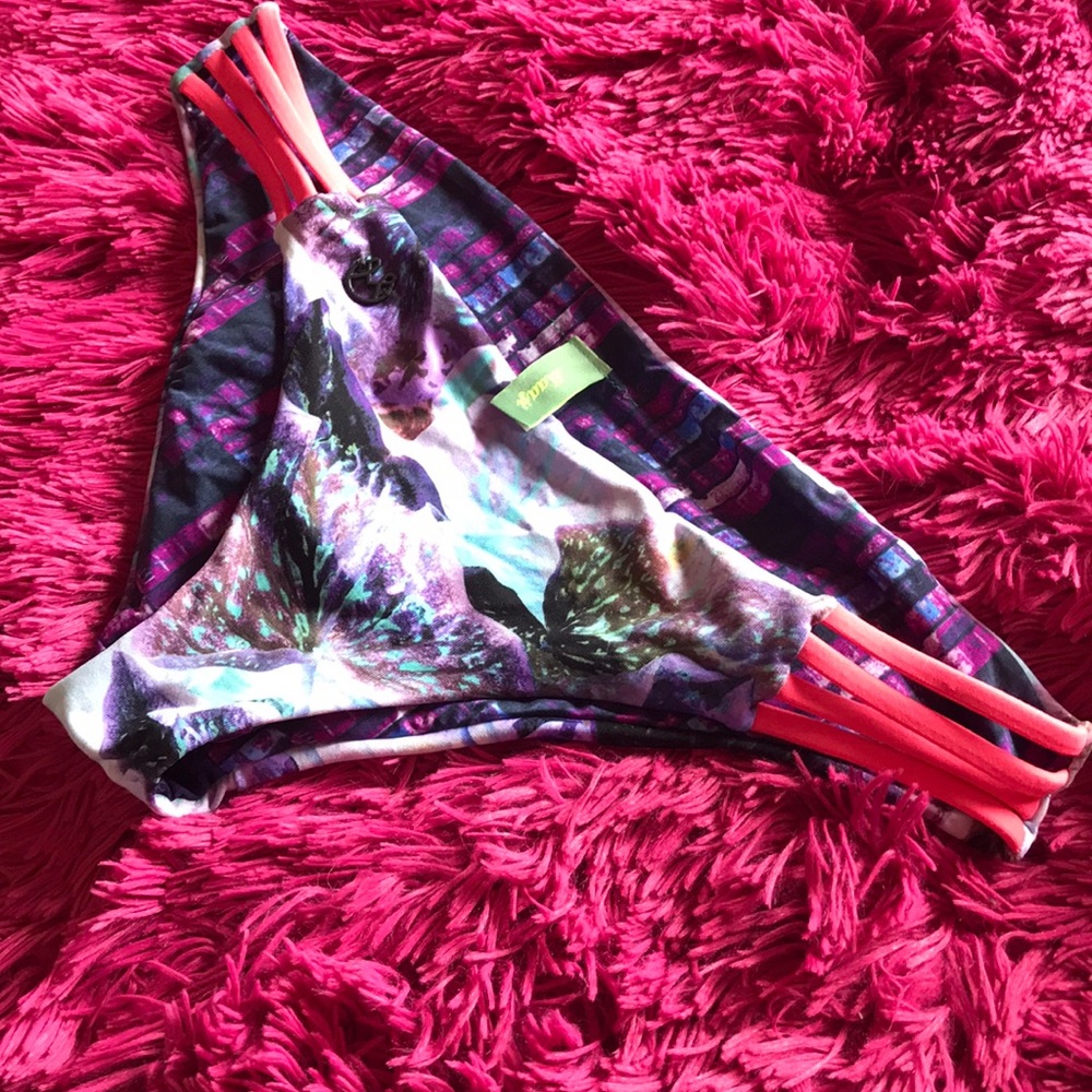 Maaji blue printed bikini bottoms